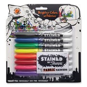 Sharpie Black, Blue, Green, Orange, Pink, Purple, Red, Yellow Stained Fabric Markers, 8 PK 1779005